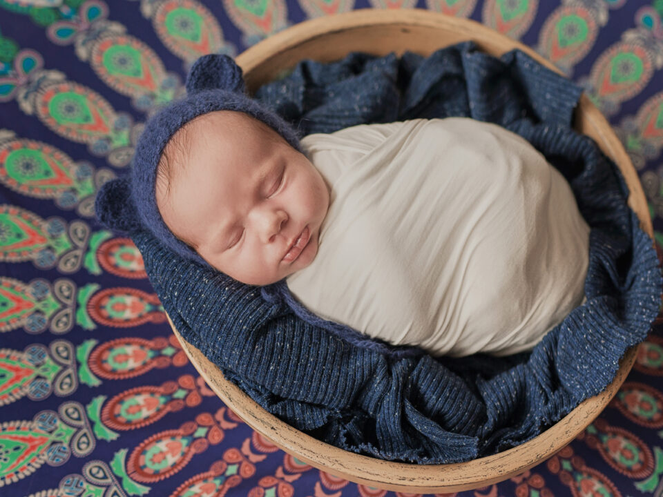 Sleeping newborn baby. Healthy and medical concept. Healthy child, concept of hospital and happy motherhood. Infant baby. Happy pregnancy and childbirth. Children's theme. Baby and childen's goods